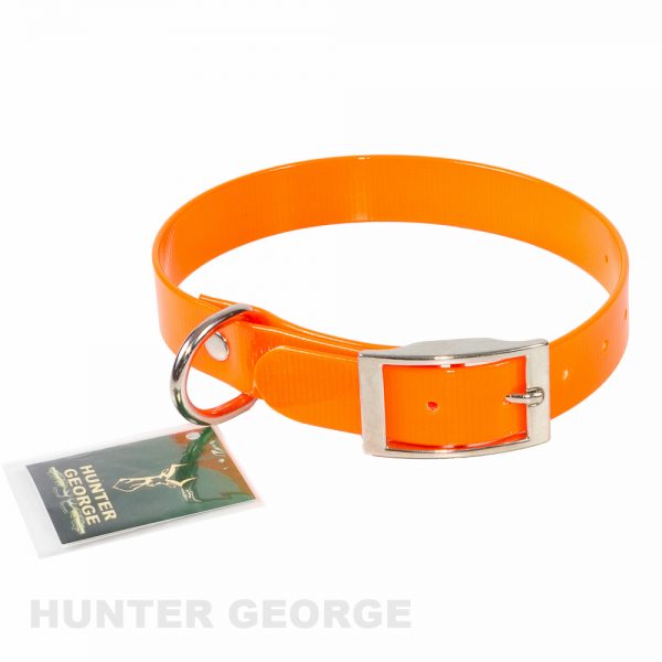 Оранжева сигнална каишка за куче