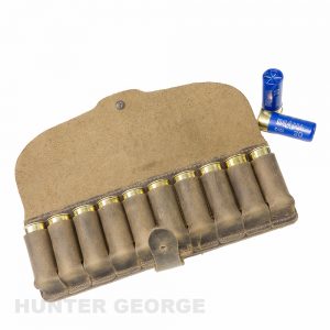 Leather tray with space for 10 rounds