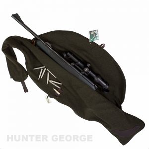 Felt hunting rifle case