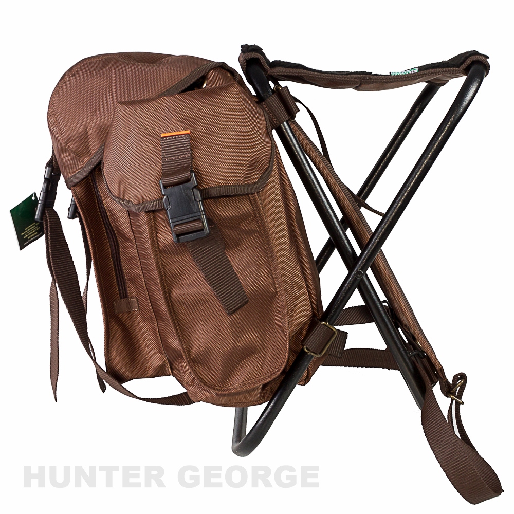 Rucksack für die Jagd mit Stuhl