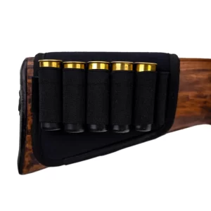 Stock pouch with space for 6 rounds