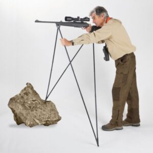 Shooting stand with height adjustment